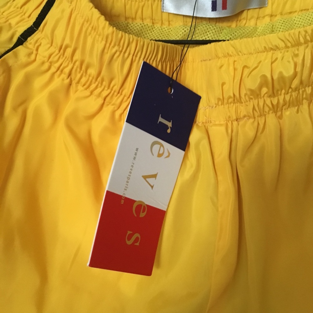 Reves Paris yellow track pants Medium